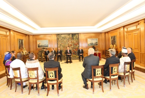 Vista del acto de presentación de Cartas Credenciales